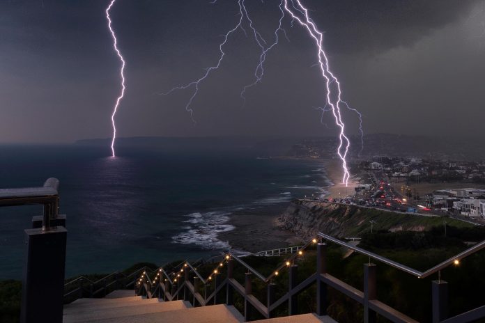 lightning striking newcastle