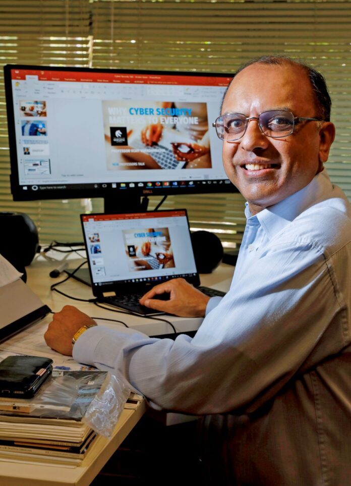 Program convenor and global innovation chair in cyber security, Vijay Varadharajan, at the University of Newcastle.