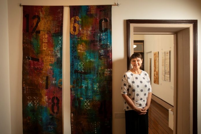 Timeless Textiles Gallery owner Anne Kempton.