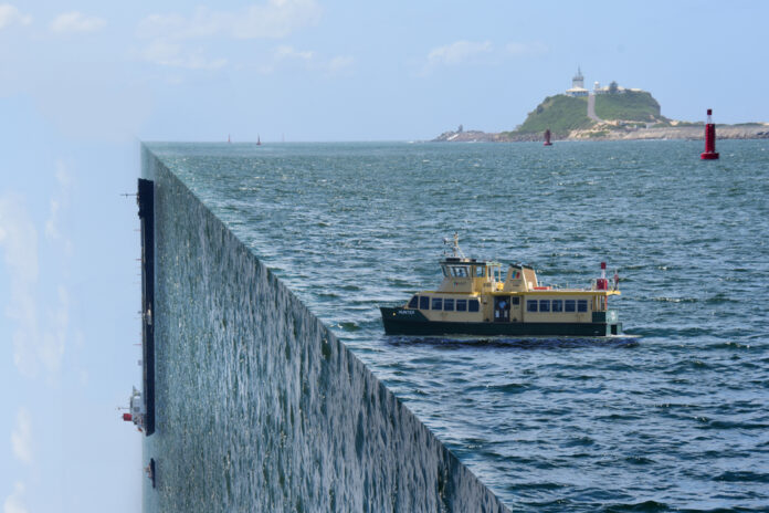artwork depicting the edge of the earth
