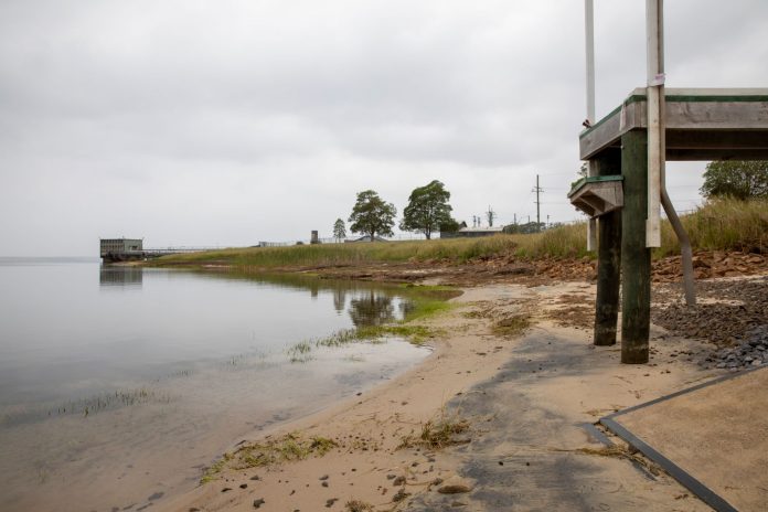 Grahamstown Dam, near Raymond Terrace, is currently only 57.4% full.