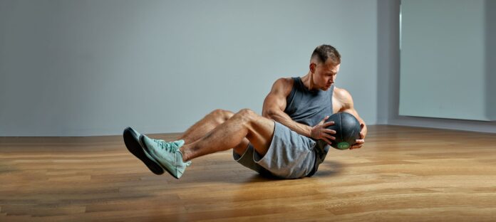 man working out