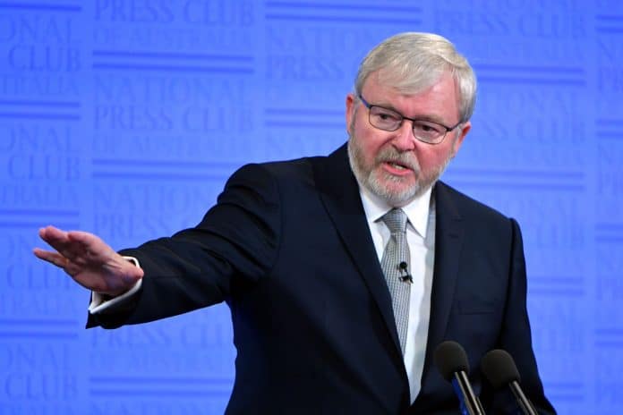 Kevin Rudd 07 Rudd downplays role in Pfizer negotiations | Newcastle Weekly