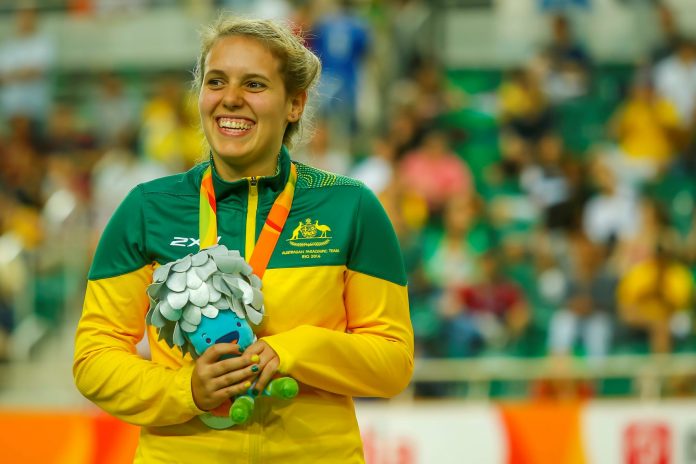Amanda Reid cycling gold