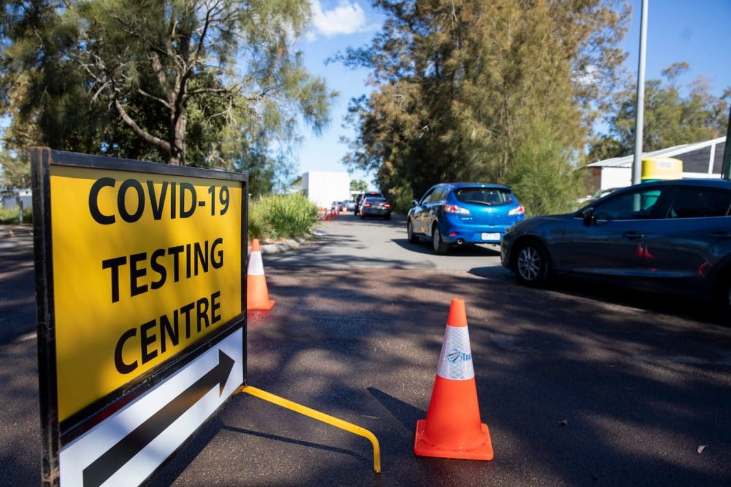 The COVID-19 testing clinic at Speers Point
