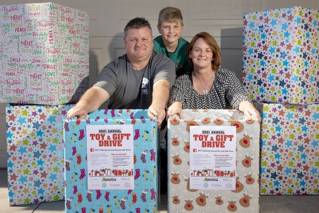 A Bolwarra Heights family is hoping toCalamity Annual Toy and Gift Drive
