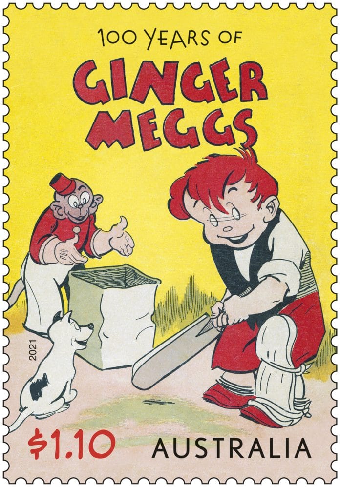 Ginger Meggs stamp