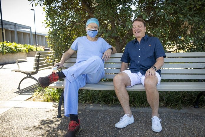 Gavin with Dr Balogh