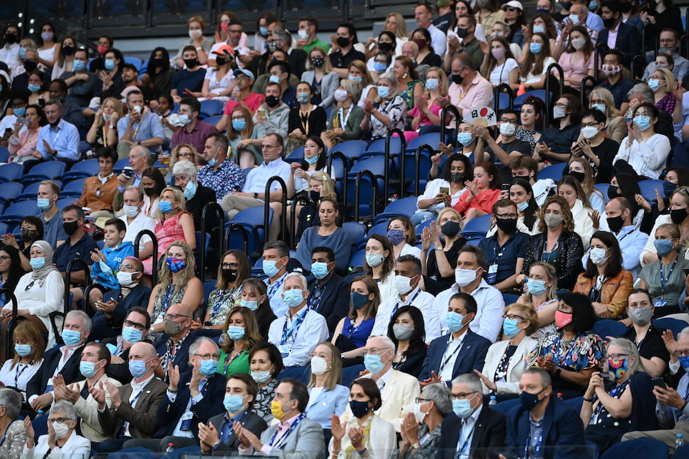 Australian Open crowds