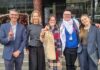 Rising Tide supporters in celebration mode after charges dropped